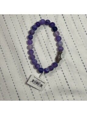 Fahlo Bracelet The Voyage Shark Purple Tracking Stone No Tracking Card NEW